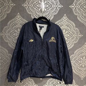 Aeropostale Pittsburgh Panthers Navy Windbreaker Jacket